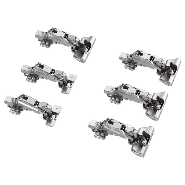 KOMPLEMENT soft closing hinge f corner section, 12x7 cm, 6 pack