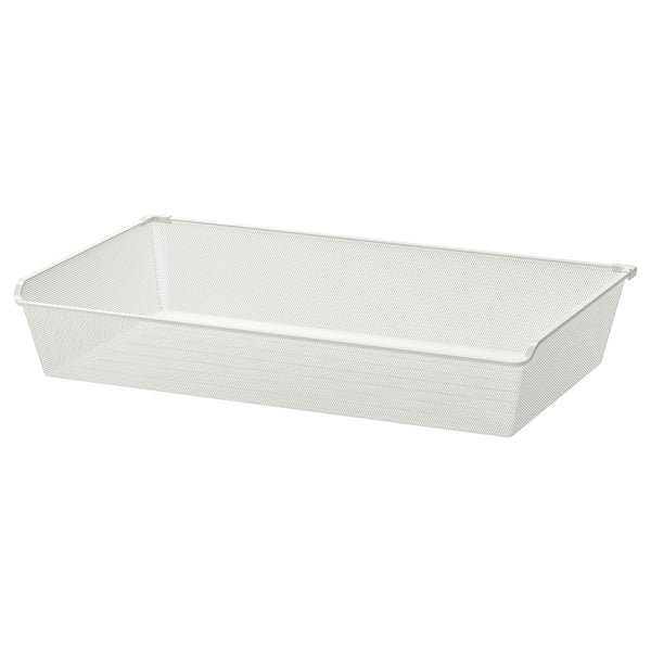 KOMPLEMENT mesh basket, white, 100x58 cm