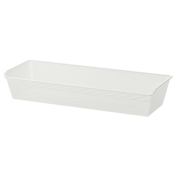 KOMPLEMENT mesh basket, white, 100x35 cm