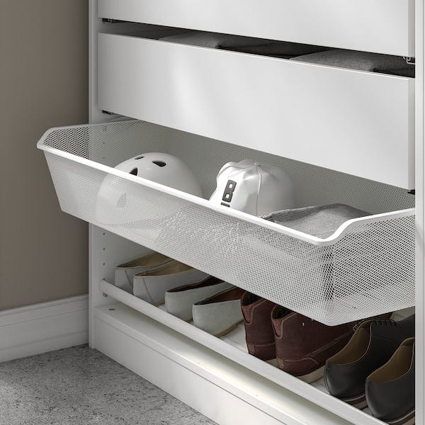 Ikea KOMPLEMENT - Mesh basket, white, 100x35 cm