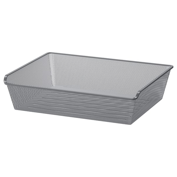 KOMPLEMENT mesh basket, dark grey, 75x58 cm