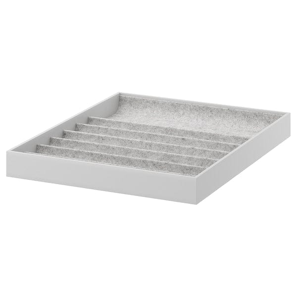 Ikea KOMPLEMENT - Insert with compartments, light grey, 40x53x5 cm