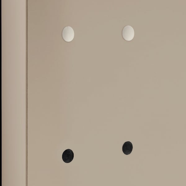KOMPLEMENT cover cap, grey-beige, 100 pack, 100 pack