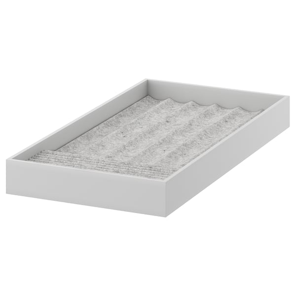 KOMPLEMENT - KOMPLEMENT Insert for jewellery, light grey, 25x53x5 cm