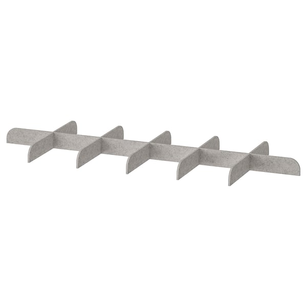 KOMPLEMENT divider for pull-out tray, light grey, 100x35 cm