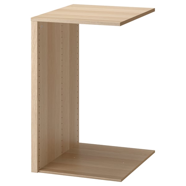 KOMPLEMENT - Divider for frames, white stained oak effect, 75-100x58 cm