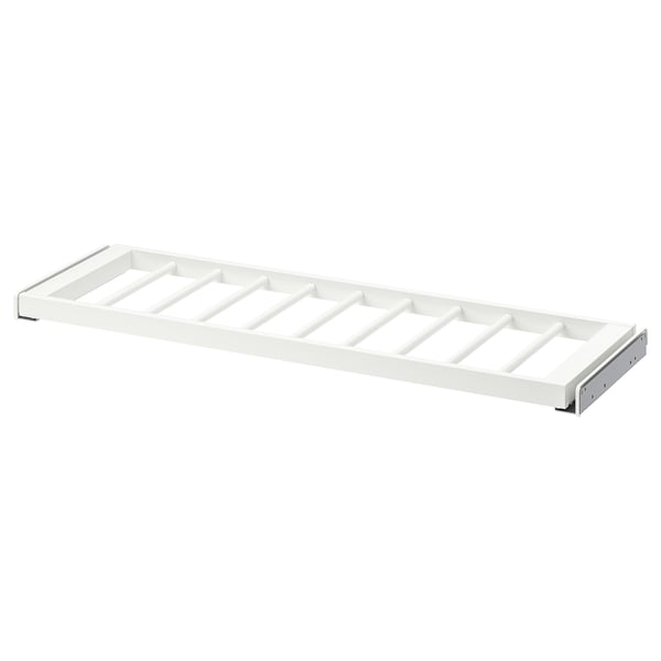 KOMPLEMENT pull-out trouser hanger, white, 100x35 cm