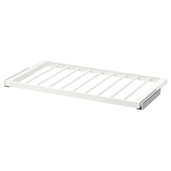 KOMPLEMENT pull-out trouser hanger, white, 100x58 cm