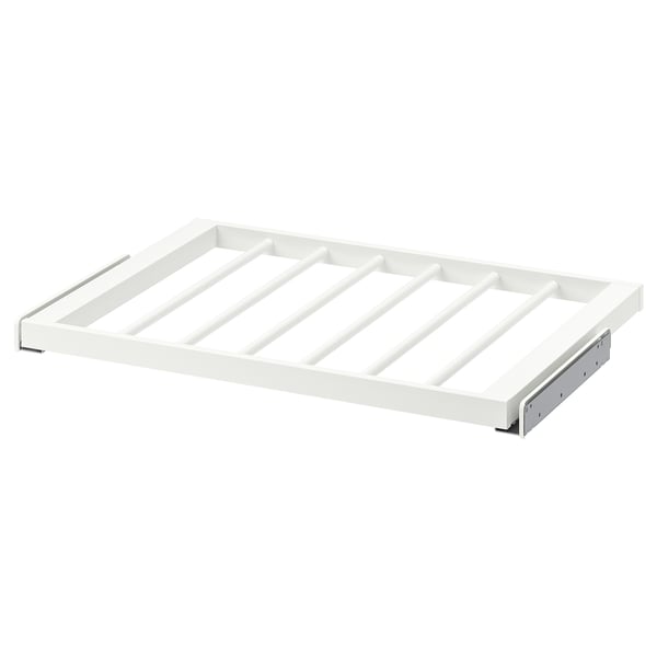 KOMPLEMENT - KOMPLEMENT Pull-out trouser hanger, white, 75x58 cm