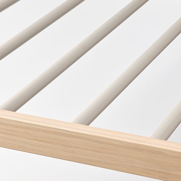 KOMPLEMENT pull-out trouser hanger, white stained oak effect, 100x35 cm