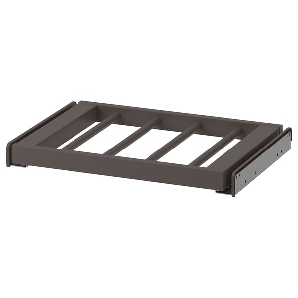 KOMPLEMENT pull-out trouser hanger, dark grey, 50x35 cm