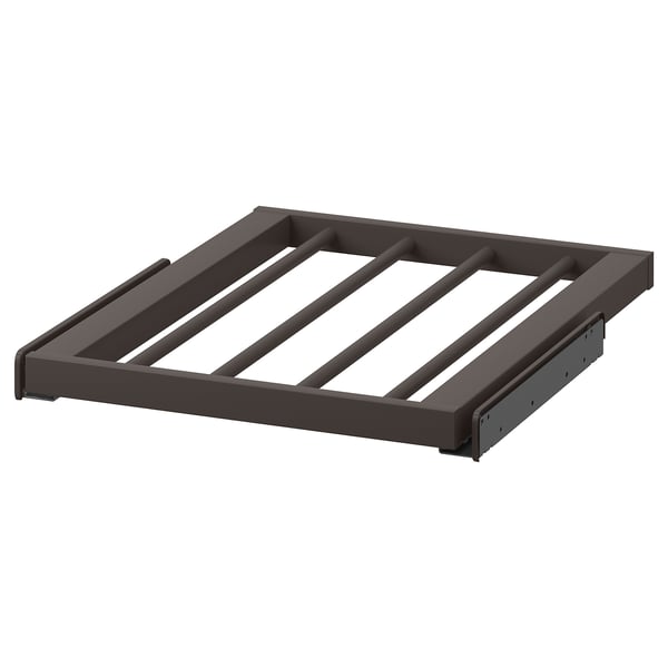 KOMPLEMENT pull-out trouser hanger, dark grey, 50x58 cm