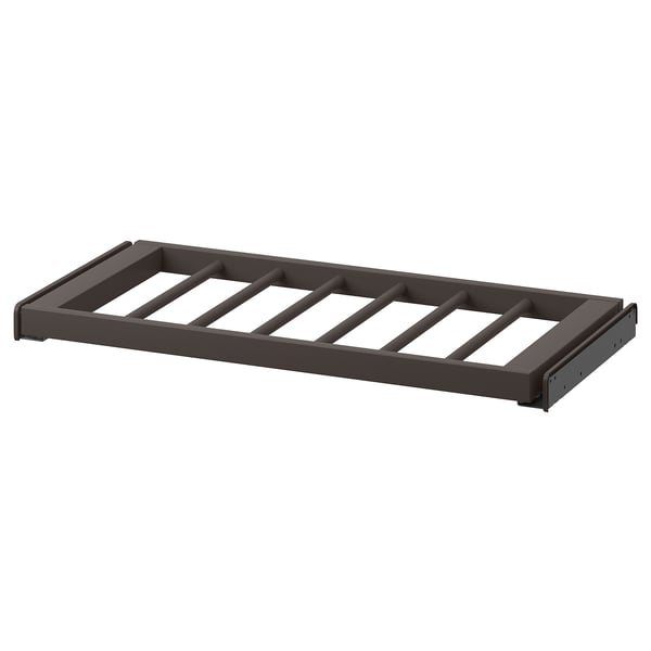 KOMPLEMENT - KOMPLEMENT Pull-out trouser hanger, dark grey, 75x35 cm