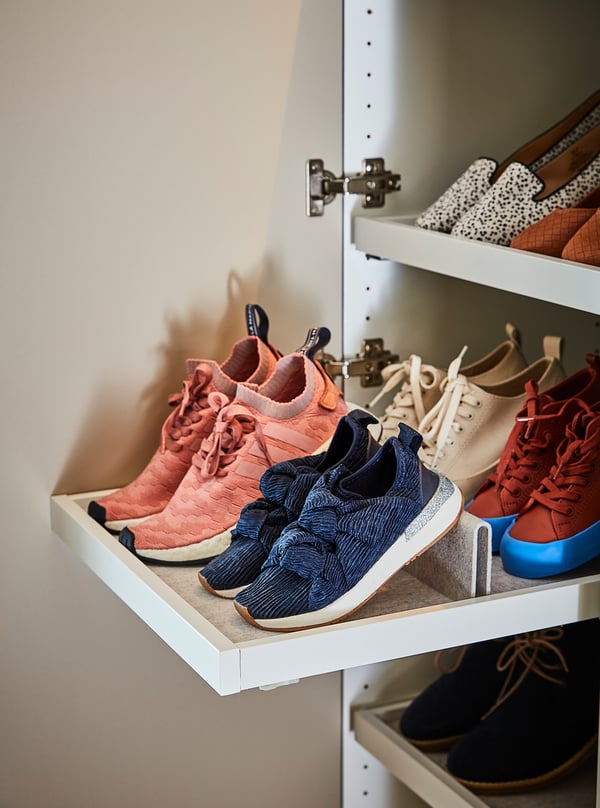 KOMPLEMENT shoe insert for pull-out tray, light grey, 75x58 cm