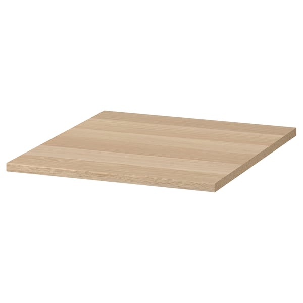 KOMPLEMENT shelf, white stained oak effect, 50x58 cm