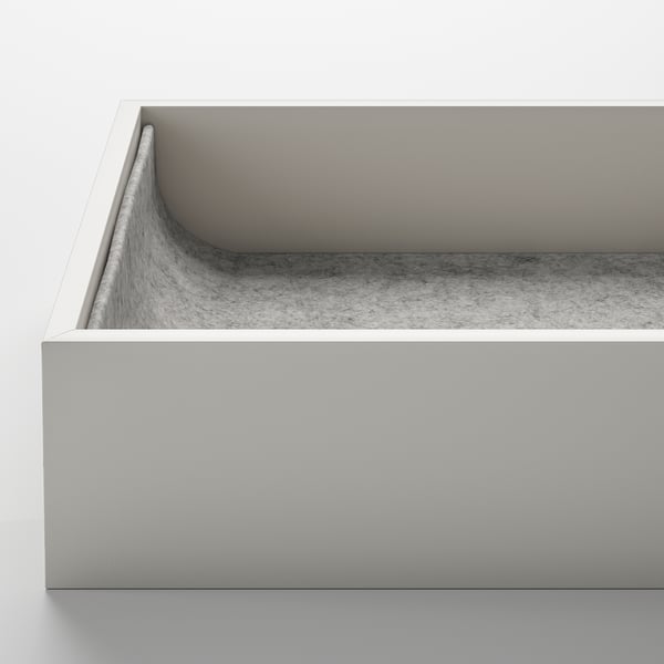 KOMPLEMENT pull-out tray with insert, white, 100x58 cm