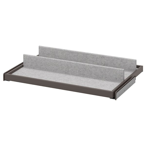 Ikea KOMPLEMENT - Pull-out tray with shoe insert, dark grey/light grey, 75x58 cm