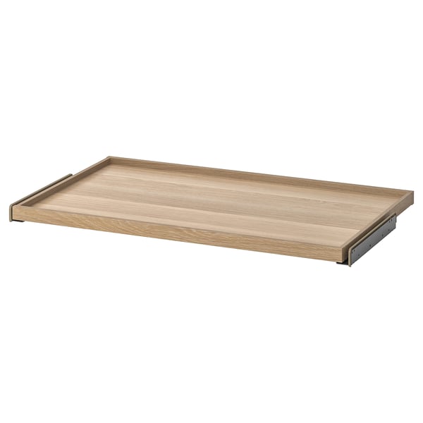 KOMPLEMENT pull-out tray, white stained oak effect, 100x58 cm