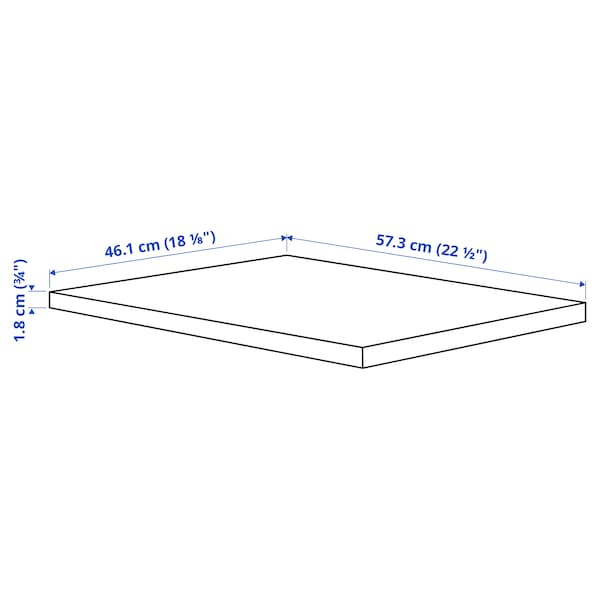 KOMPLEMENT - Shelf, grey-beige, 50x58 cm