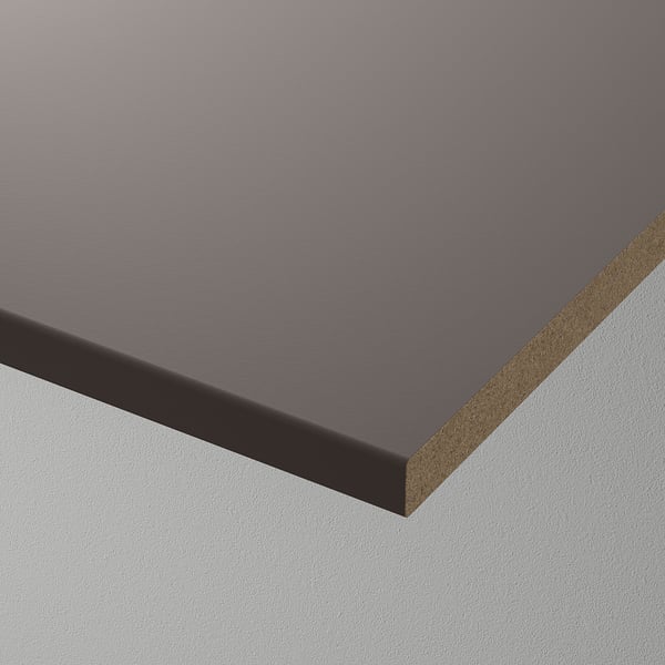 KOMPLEMENT shelf, dark grey, 75x35 cm