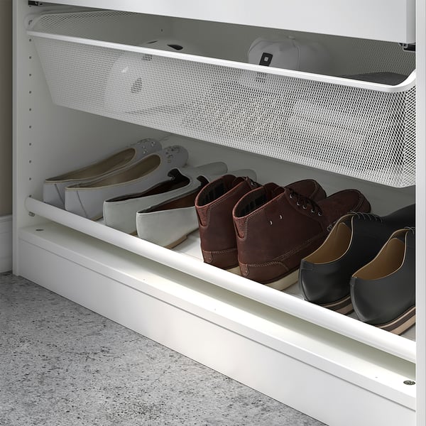 KOMPLEMENT - KOMPLEMENT Shoe shelf, white, 100x35 cm