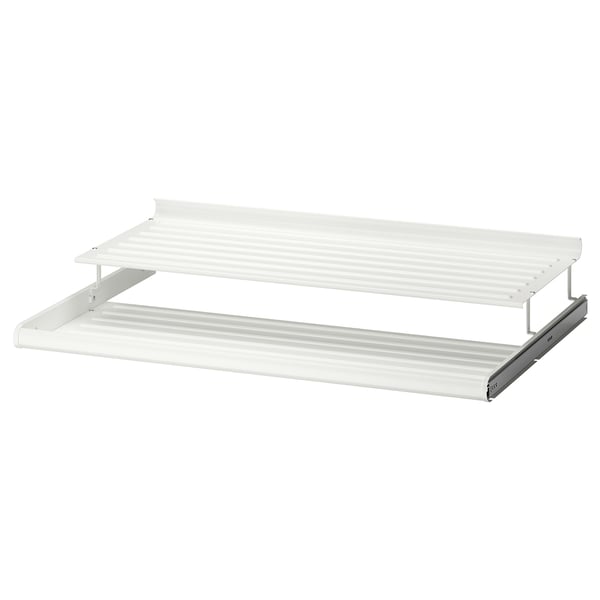 KOMPLEMENT pull-out shoe shelf, white, 100x58 cm