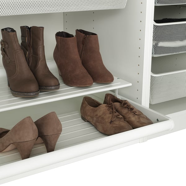 KOMPLEMENT pull-out shoe shelf, white, 100x58 cm