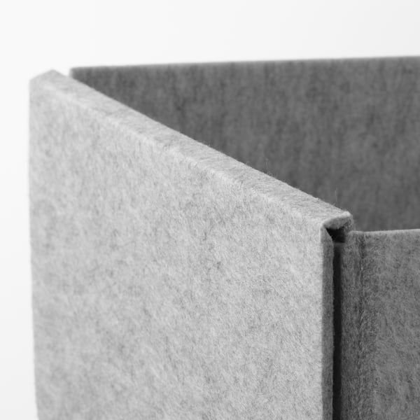 KOMPLEMENT box, set of 8, light grey, 90x54 cm