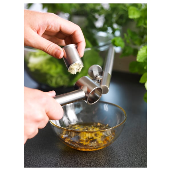 KONCIS garlic press, stainless steel