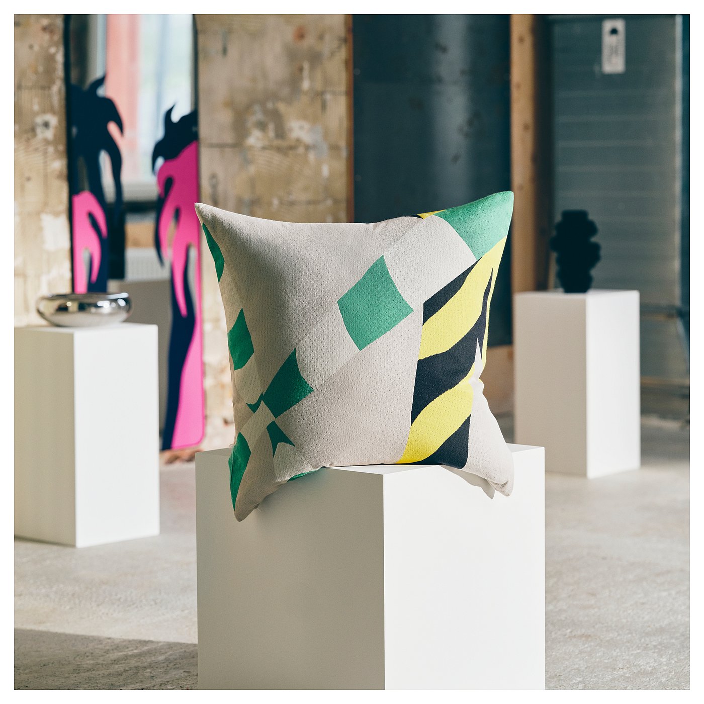 KONSTRUNDA cushion cover, multicolour, 65x65 cm