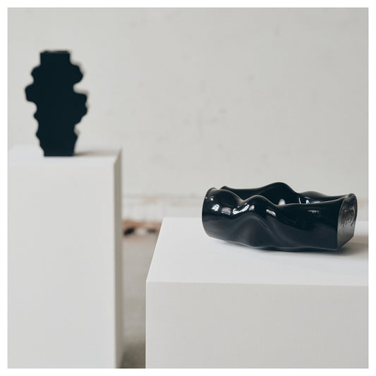 KONSTRUNDA decoration, black, 26x22x10 cm
