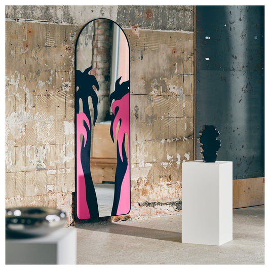 KONSTRUNDA mirror, black, 60x170 cm