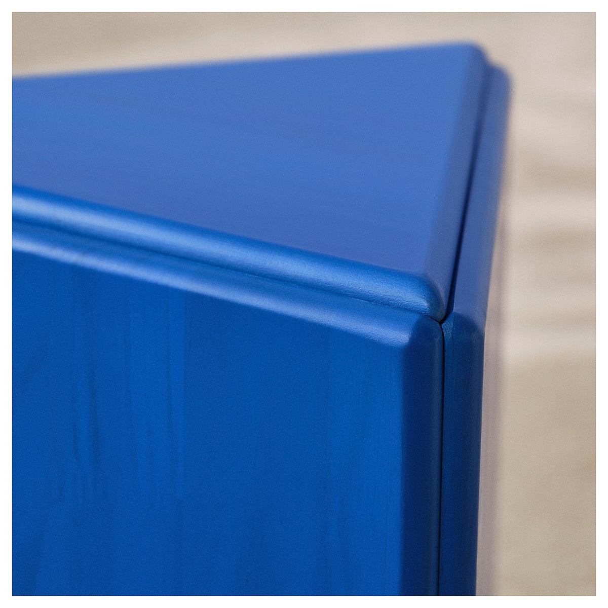KONSTRUNDA stool, blue, 33x44x29 cm