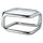 KONSTRUNDA side table, silver-colour, 71x62x38 cm