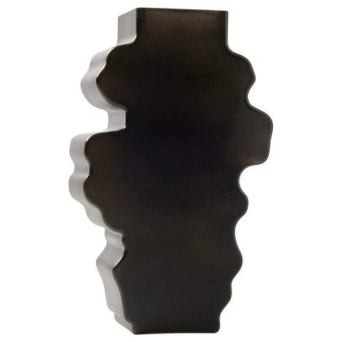 KONSTRUNDA vase, black, 28 cm