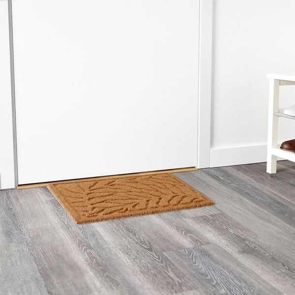 KONTANTER door mat, coir/natural style, 40x60 cm