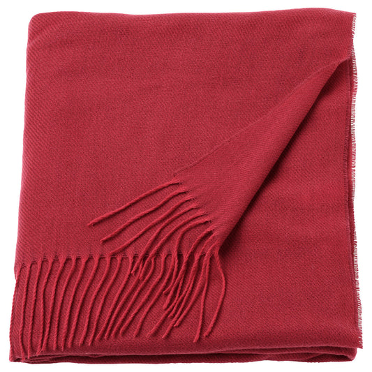 KONVALJBUSKE throw, red, 130x170 cm