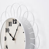 KOPPARDUVA wall clock, white/beige, 29 cm