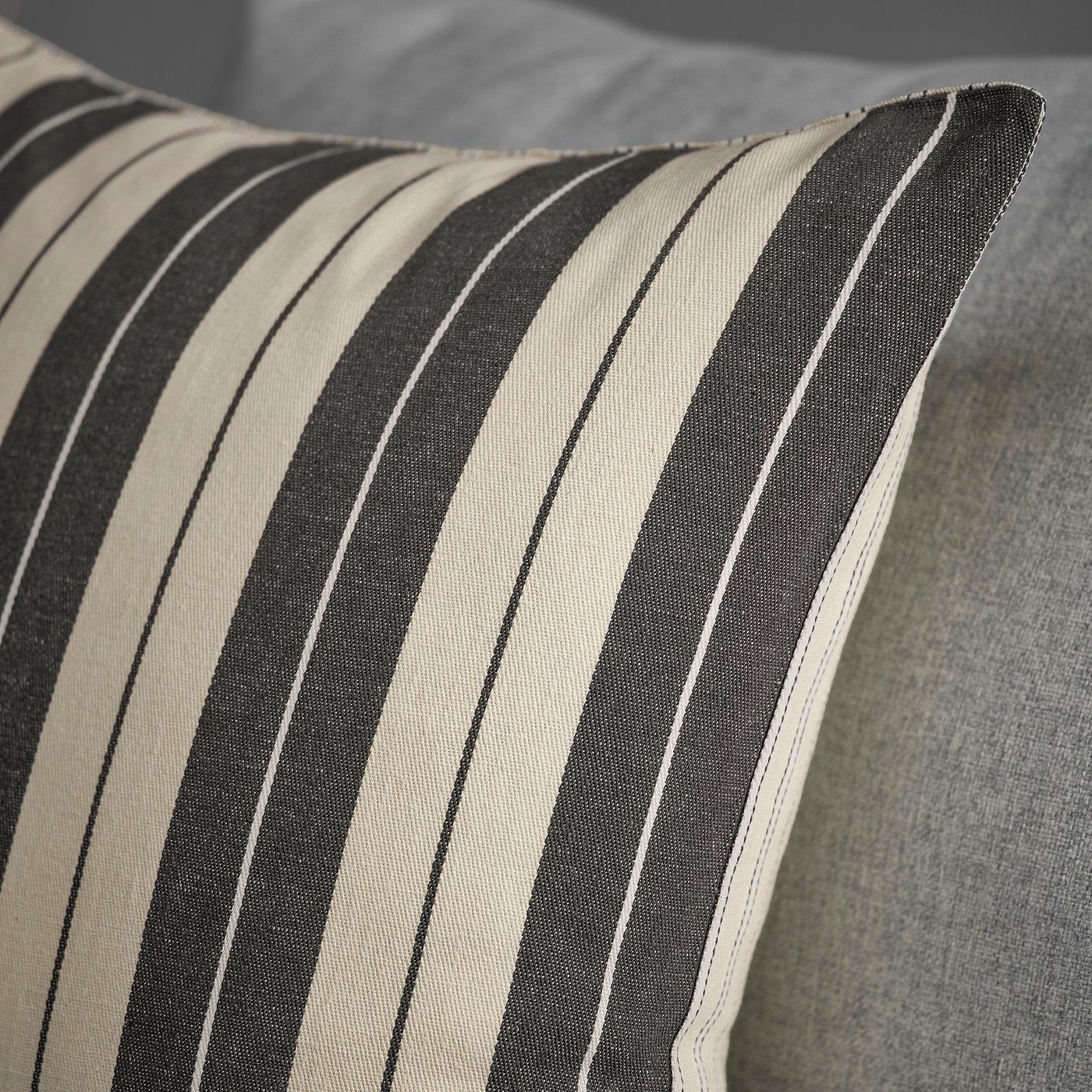KORALLBUSKE cushion cover, light beige/anthracite, 50x50 cm