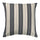 KORALLBUSKE cushion cover, light beige/anthracite, 50x50 cm