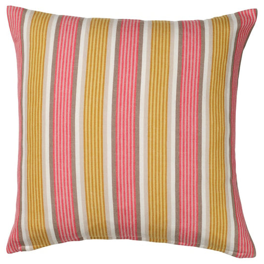 KORALLBUSKE - Cushion cover, beige/light red, 50x50 cm.