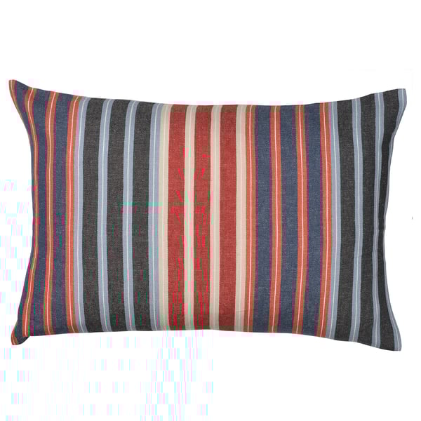KORALLBUSKE - Cushion cover, dark blue/red,40x58 cm