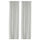 KORGMOTT - Blackout curtain, 2-ply, with curling ribbon/white,145x300 cm
