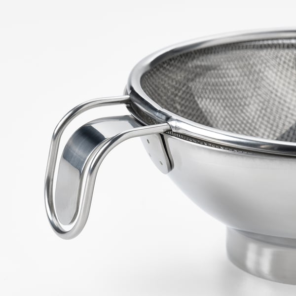 KORKEN strainer/funnel set of 3, stainless steel