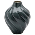 KORNSPARV vase, grey-blue, 22 cm