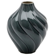 KORNSPARV vase, grey-blue, 22 cm
