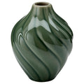 KORNSPARV vase, green, 12 cm