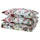 KORSKOVALL - KORSKOVALL Duvet cover and 2 pillowcases, multicolour/floral pattern, 240x220/50x80 cm