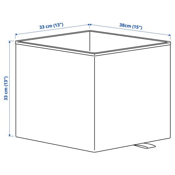 Ikea KOSINGEN - Container, light gray,33x38x33 cm