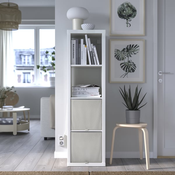 KOSINGEN - KOSINGEN Box, light grey, 33x38x33 cm